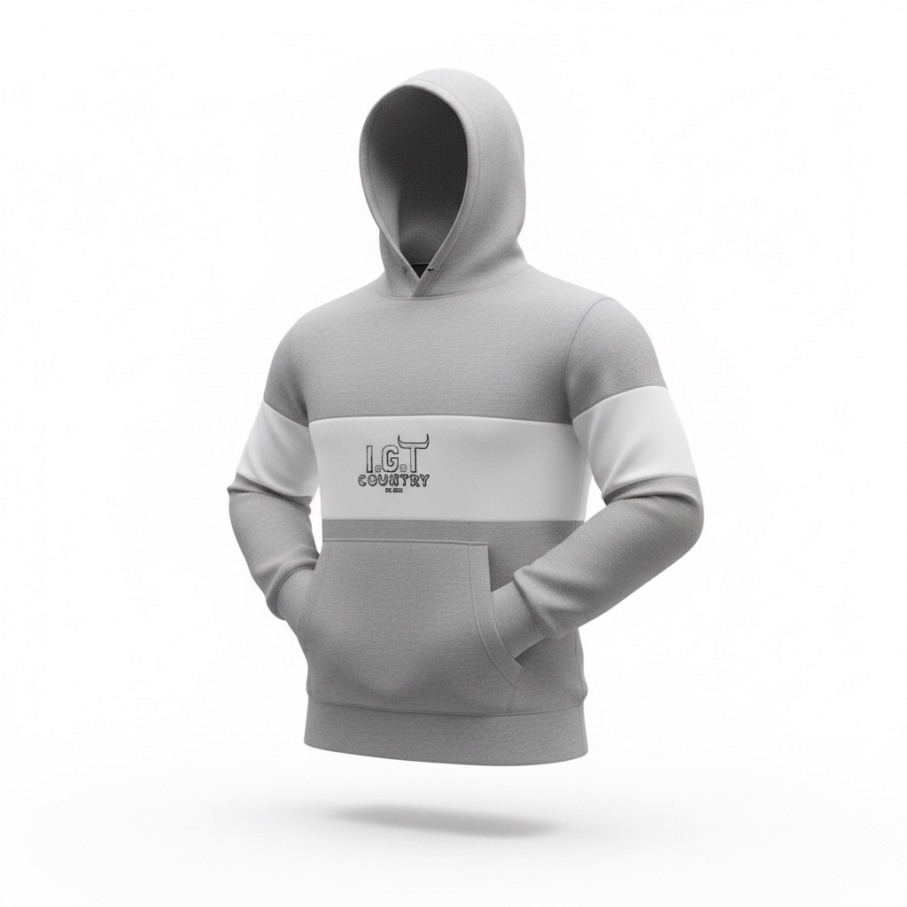 Heavyweight Panelled Hoodie