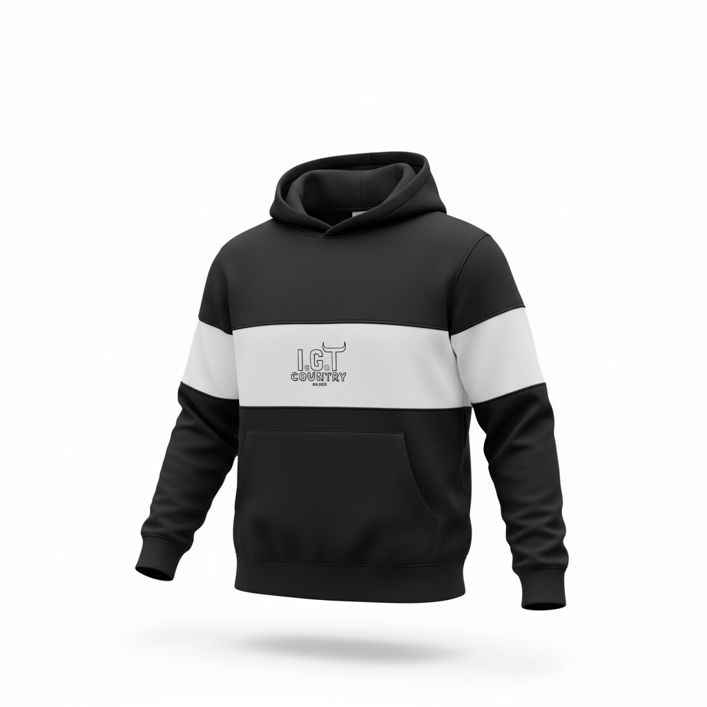 Heavyweight Panelled Hoodie