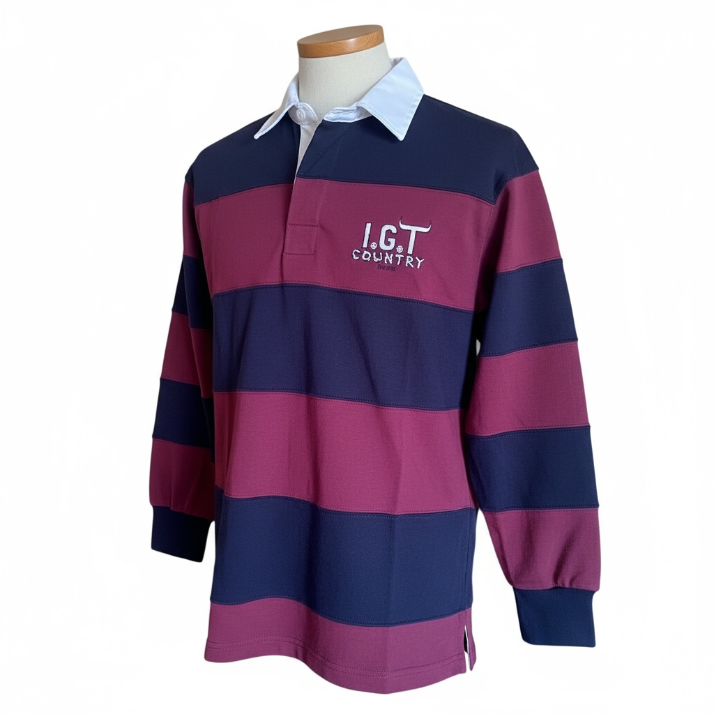 Vintage Striped Rugby Shirt