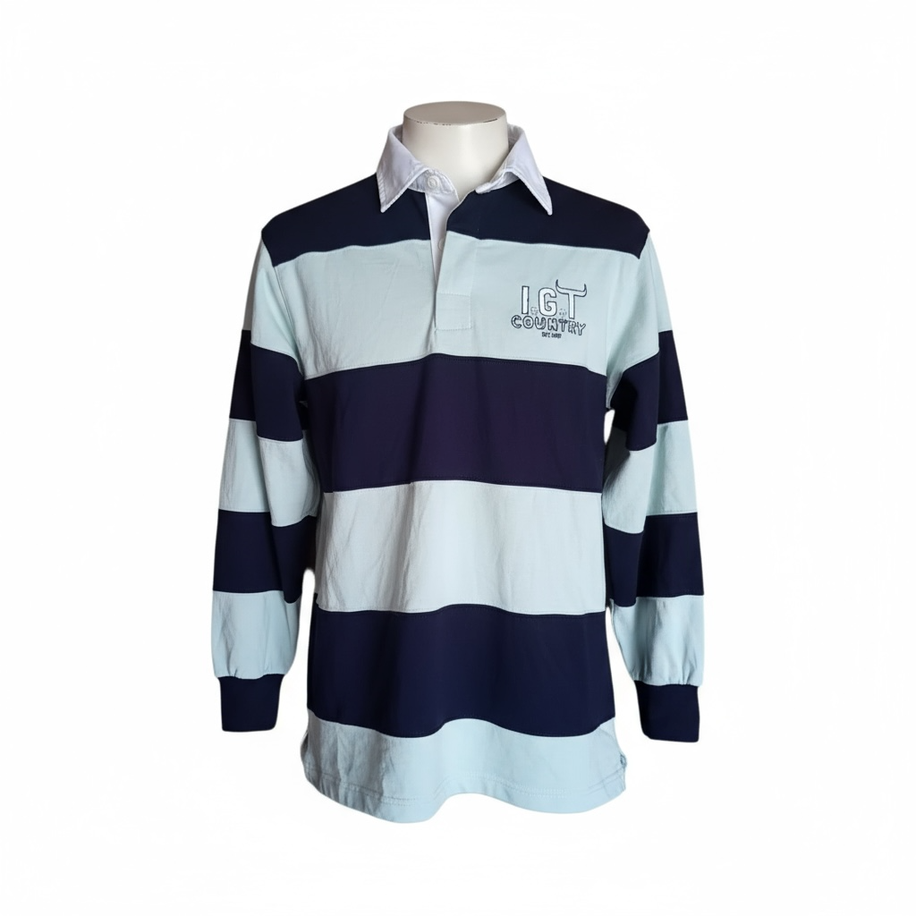 Vintage Striped Rugby Shirt